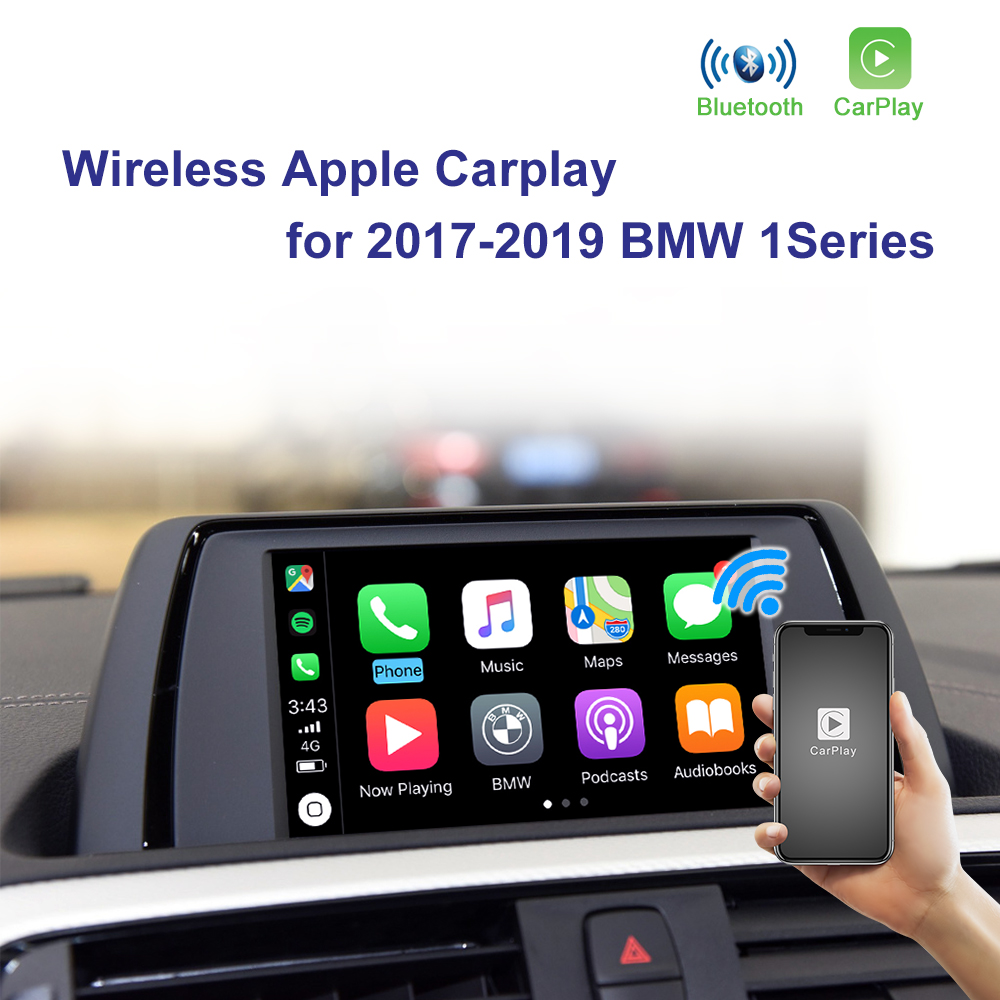 Kit Carplay inalambrico - Android auto con cable BMW Serie 1 - 3 - 4 - X3 -  X5 - X6 EVO ID6 